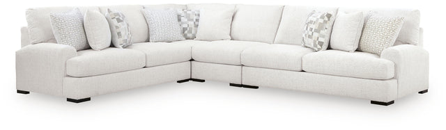 Misty-Lakes Chalk 4-Piece Sectional - Ornate Home