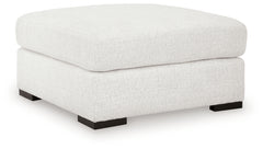 Misty-Lakes Chalk Oversized Accent Ottoman - Ornate Home