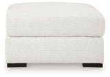 Misty-Lakes Chalk Oversized Accent Ottoman - Ornate Home