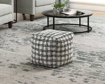 Misty Multi-color Pouf - Ornate Home