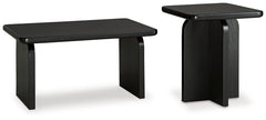 Mitchalli Black Occasional Table Set (2/CN) - Ornate Home