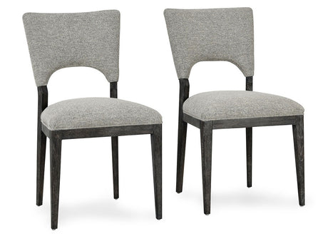Mitchel Gray Upholstered Dining Chair (Set of 2) - Ornate Home