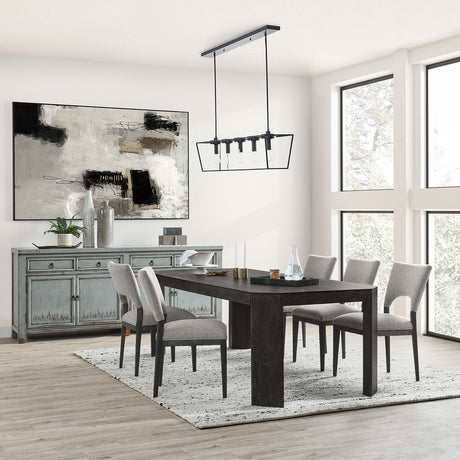 Mitchel Gray Upholstered Dining Chair (Set of 2) - Ornate Home