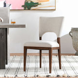 Mitchel Natural Upholstered Dining Chair (Set of 2) - Ornate Home