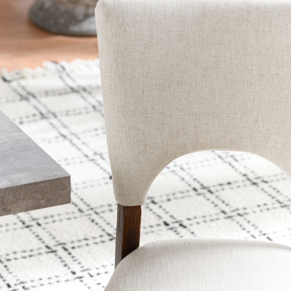 Mitchel Natural Upholstered Dining Chair (Set of 2) - Ornate Home