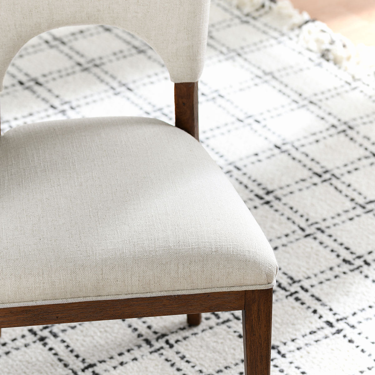 Mitchel Natural Upholstered Dining Chair (Set of 2) - Ornate Home