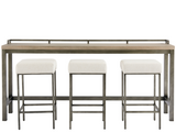 Mitchell Greystone Console w/stools - Ornate Home