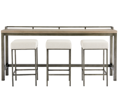 Mitchell Greystone Console w/stools - Ornate Home