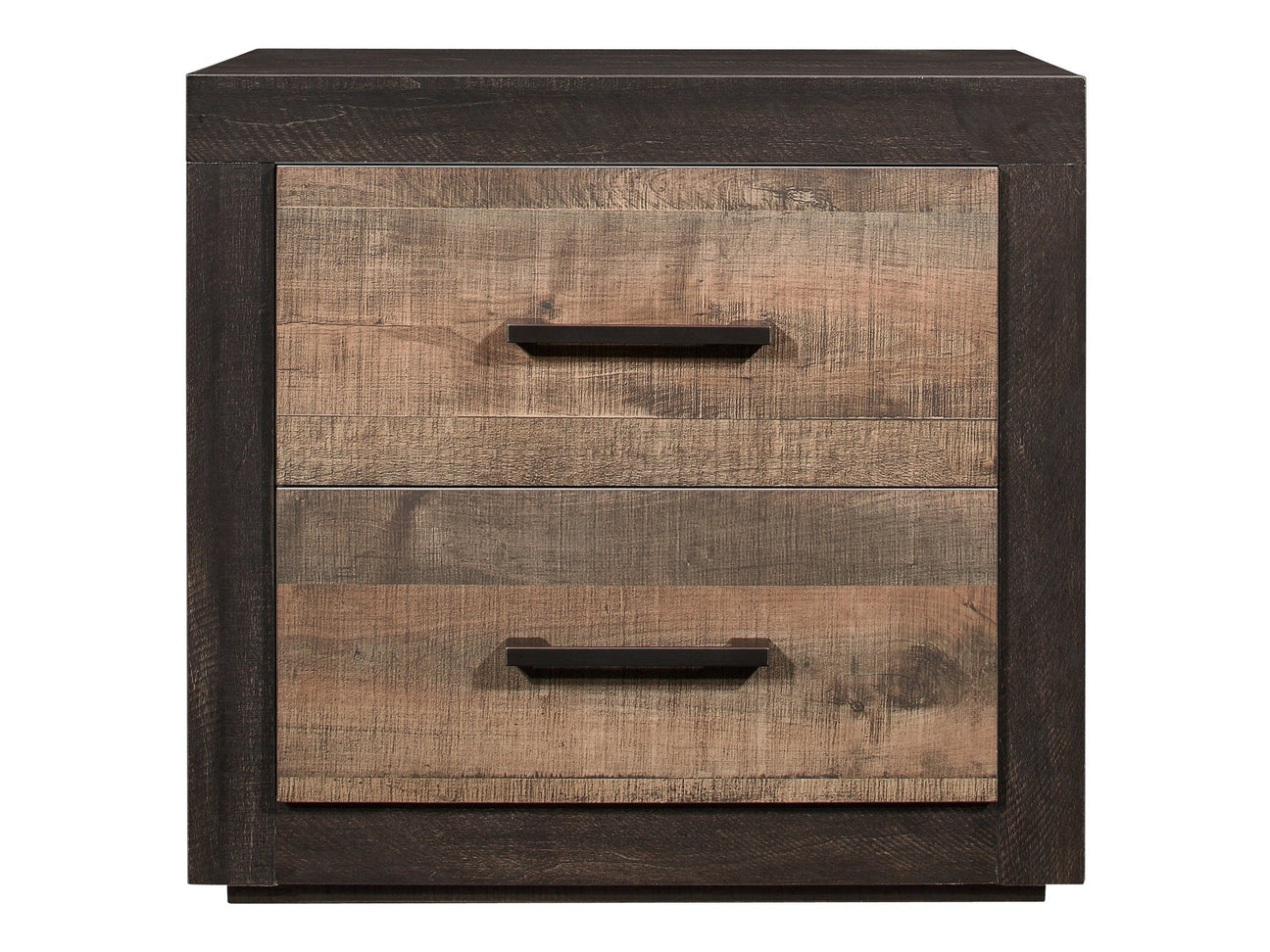 Miter Brown Nightstand - Ornate Home