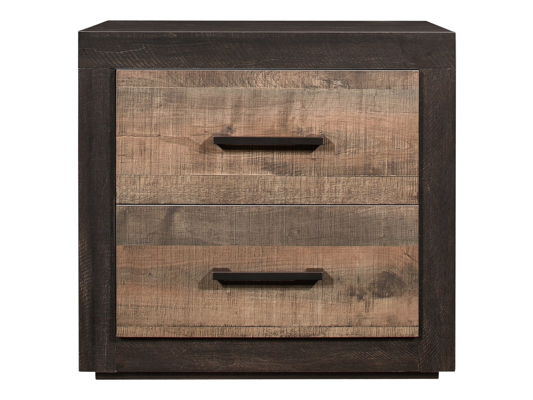 Miter Brown Nightstand - Ornate Home