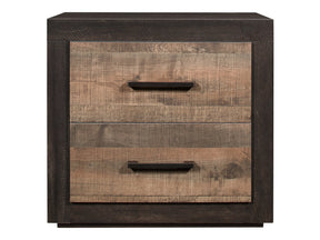 Miter Brown Nightstand - Ornate Home