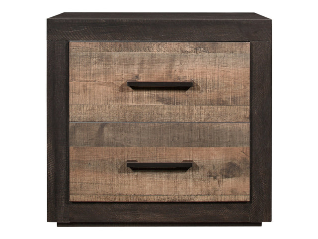 Miter Brown Nightstand - Ornate Home