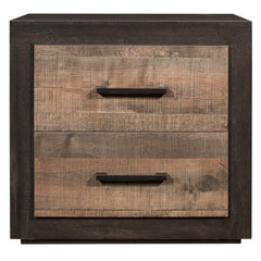 Miter Brown Nightstand - Ornate Home