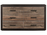 Miter Mahogany/Dark Ebony Dresser - Ornate Home
