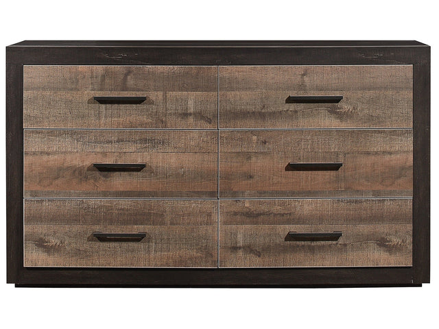 Miter Mahogany/Dark Ebony Dresser - Ornate Home
