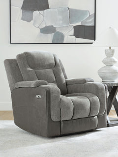 Mixed Motion Shadow Power Recliner - Ornate Home