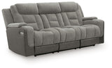 Mixed Motion Shadow Power Reclining Sofa - Ornate Home