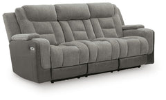 Mixed Motion Shadow Power Reclining Sofa - Ornate Home