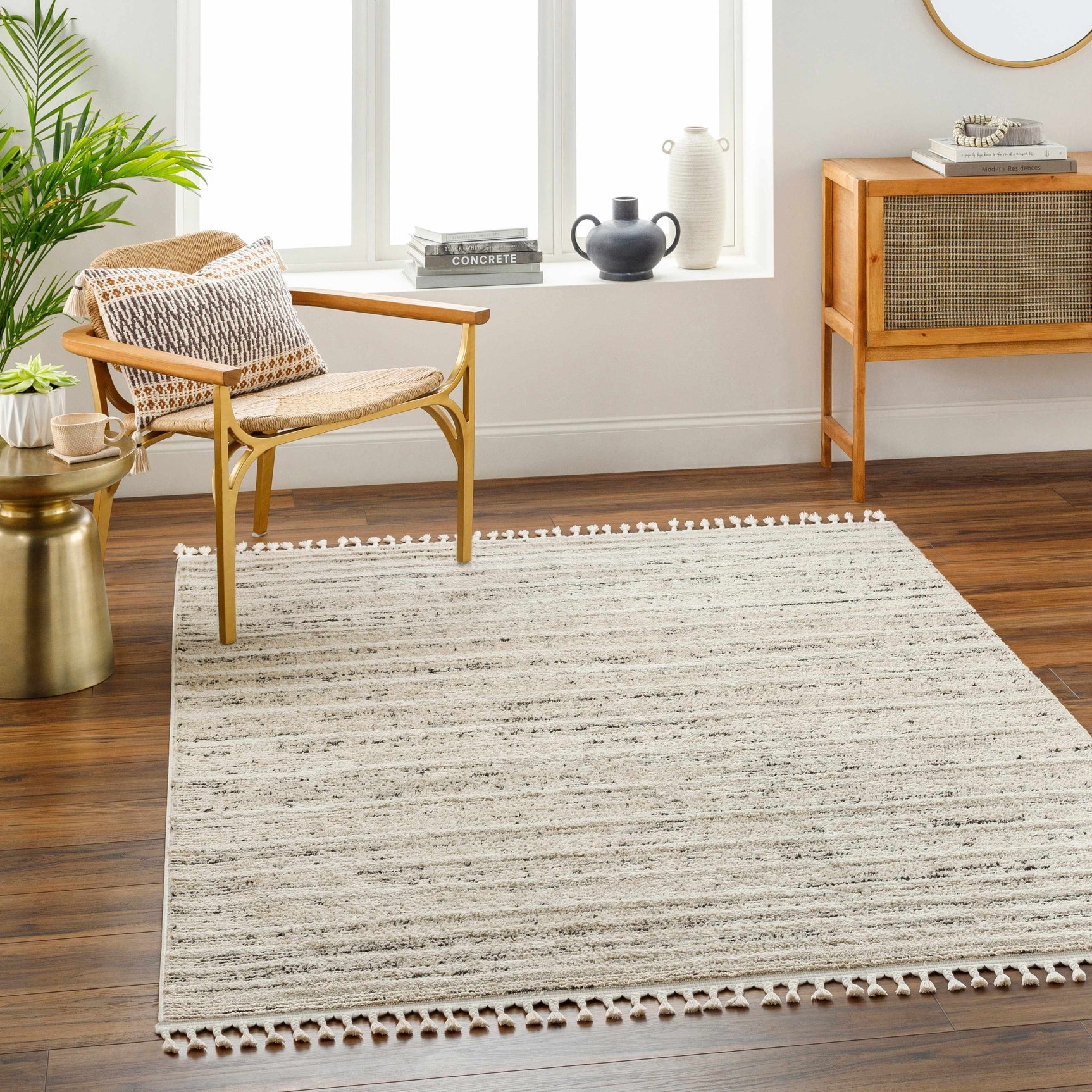 Miyu Taupe Area Rug - Clearance - Ornate Home