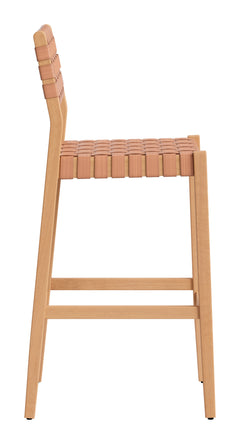 Mizuya Brown Barstool - Ornate Home