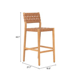 Mizuya Brown Barstool - Ornate Home