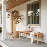 Mizuya Brown Bench - Ornate Home