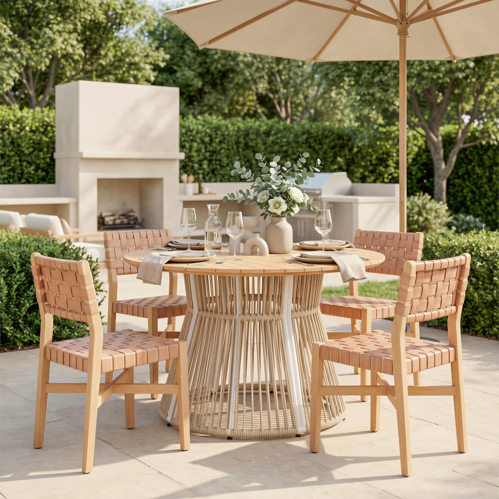 Mizuya Brown Dining Chair - Ornate Home