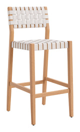 Mizuya White Barstool - Ornate Home
