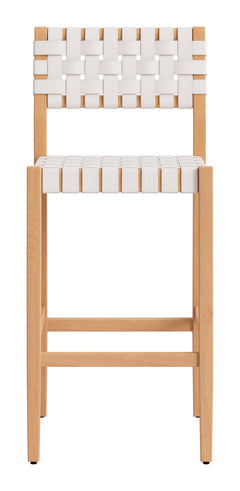 Mizuya White Barstool - Ornate Home