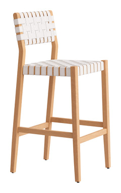 Mizuya White Barstool - Ornate Home