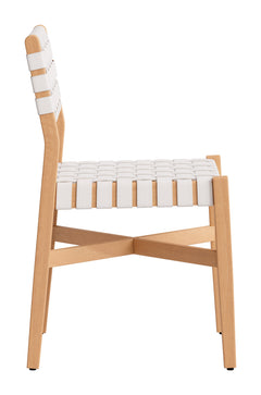 Mizuya White Dining Chair - Ornate Home