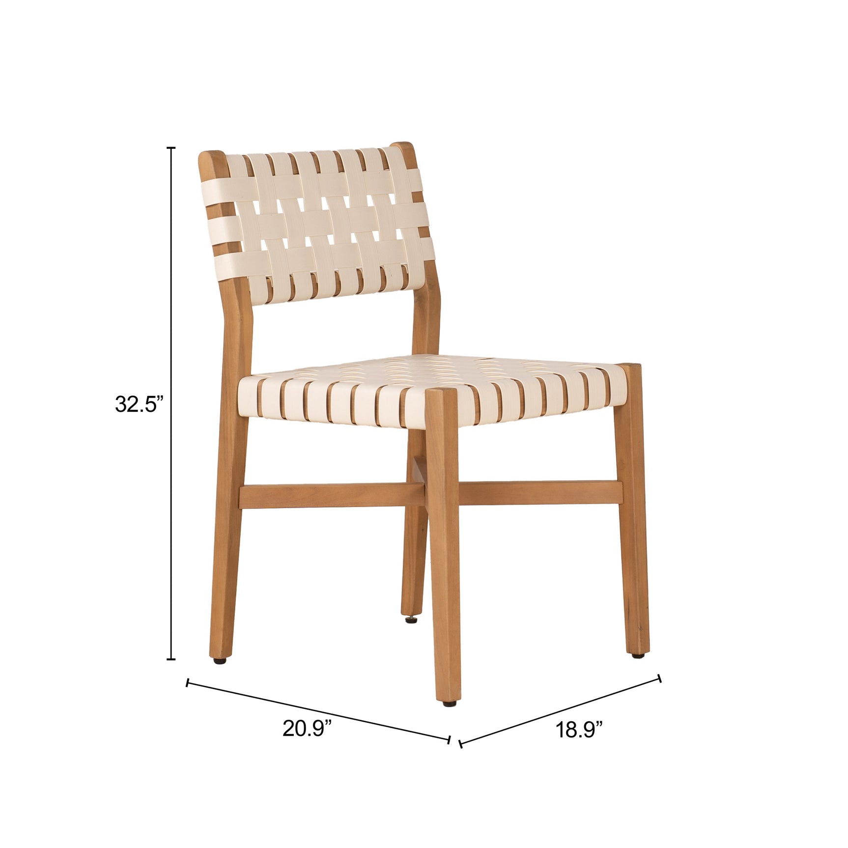 Mizuya White Dining Chair - Ornate Home