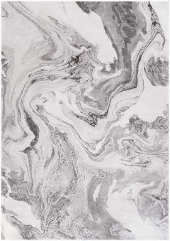 Moana Charcoal Marble Rug - Ornate Home