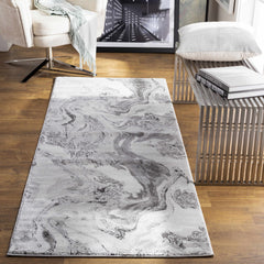 Moana Charcoal Marble Rug - Ornate Home