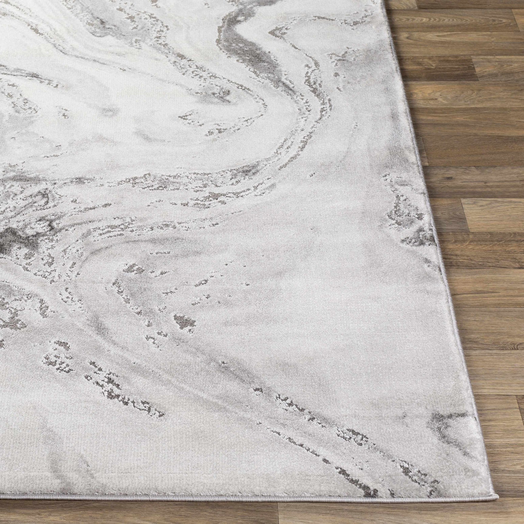 Moana Charcoal Marble Rug - Ornate Home
