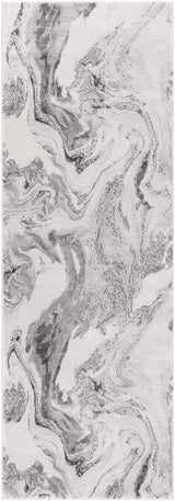 Moana Charcoal Marble Rug - Ornate Home