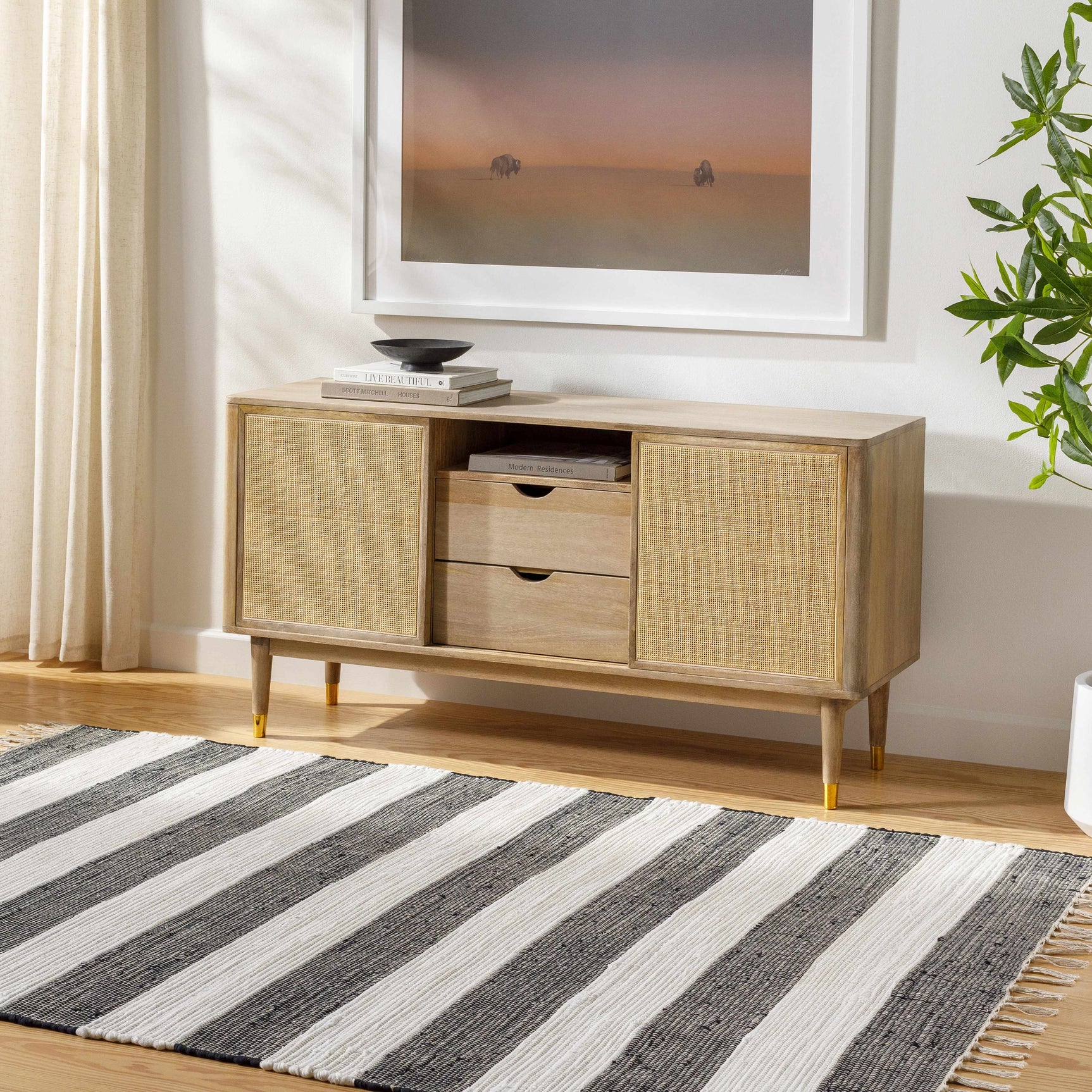 Moby Charcoal Area Rug - Clearance - Ornate Home