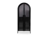 Moca Black Tall Cabinet - Ornate Home