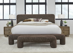 Mocoa Mongoose Fully Upholstered Bench - Ornate Home