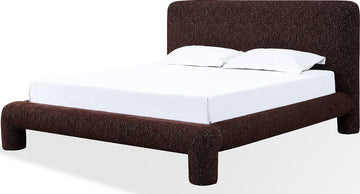 Mocoa Mongoose Queen Fully Upholstered Platform Bed - Ornate Home