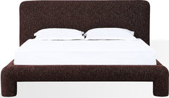Mocoa Mongoose Queen Fully Upholstered Platform Bed - Ornate Home