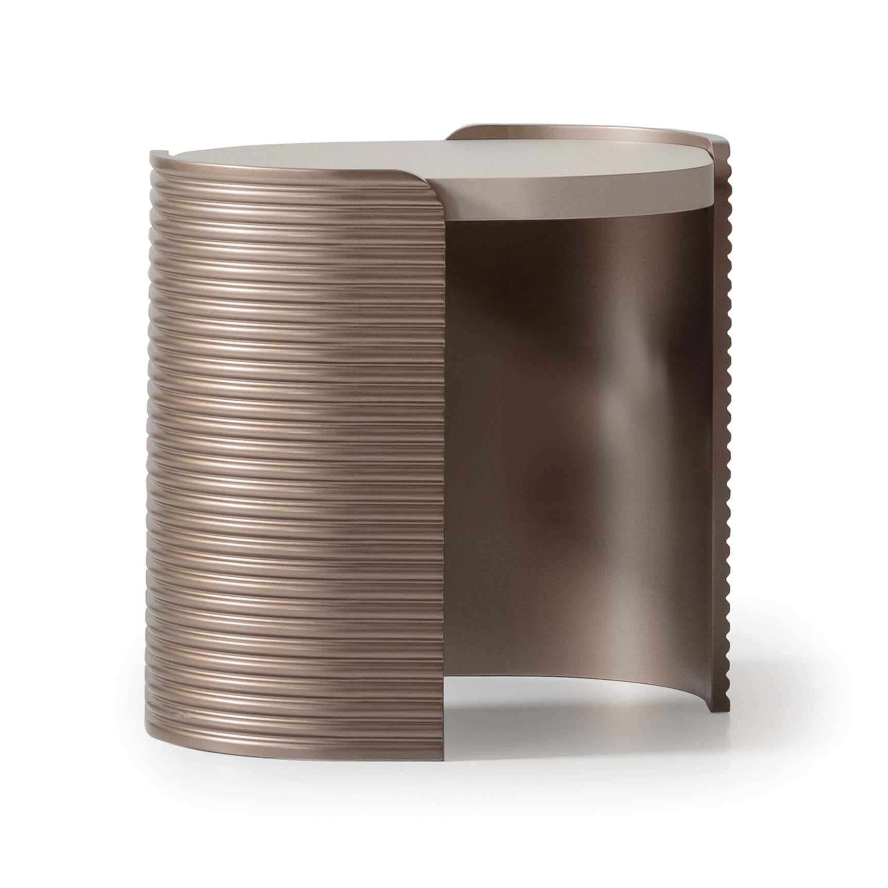Mod Dream Rich Champagne End Table - Ornate Home