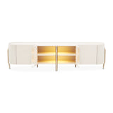 Mod Dream Rich Champagne Media Cabinet - Ornate Home