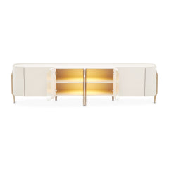 Mod Dream Rich Champagne Media Cabinet - Ornate Home