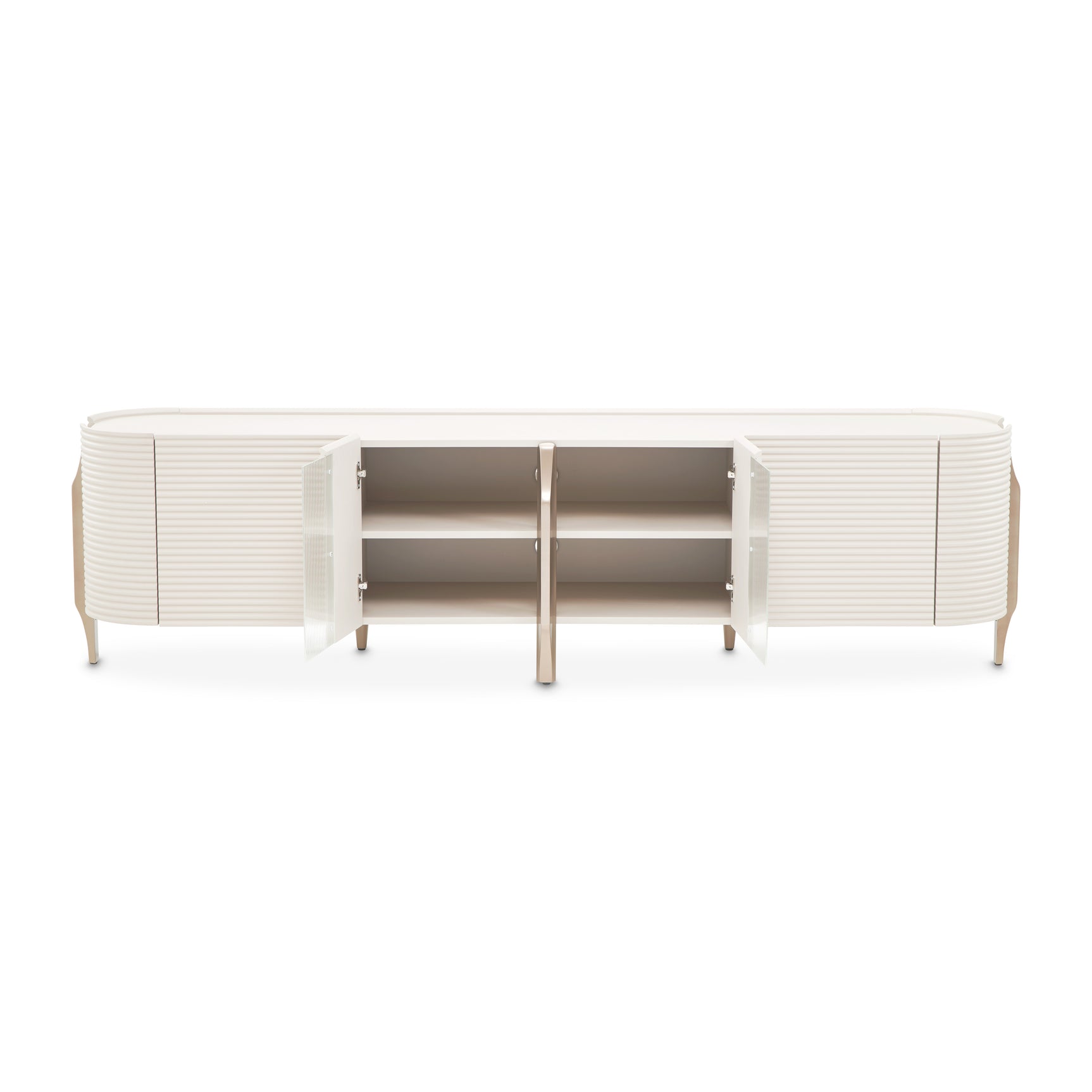 Mod Dream Rich Champagne Media Cabinet - Ornate Home