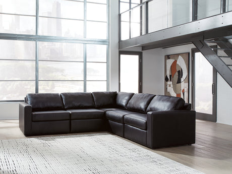 ModMax II Black 5-Piece Sectional - Ornate Home
