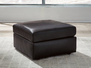 ModMax II Black Oversized Accent Ottoman - Ornate Home