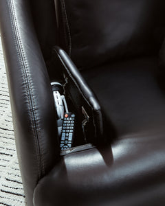 ModMax II Black Swivel Glider Recliner - Ornate Home