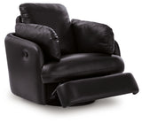 ModMax II Black Swivel Glider Recliner - Ornate Home