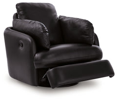 ModMax II Black Swivel Glider Recliner - Ornate Home